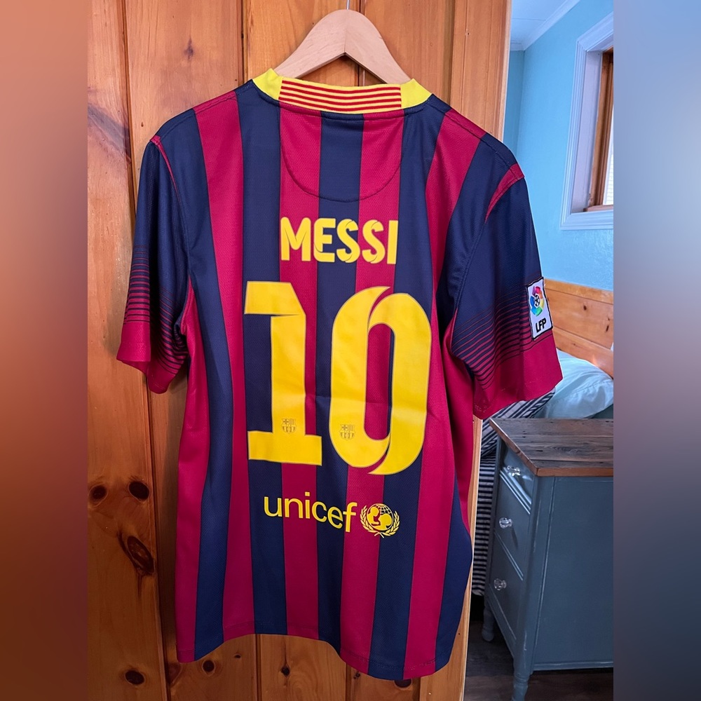 Retro FCB Messi Jersey